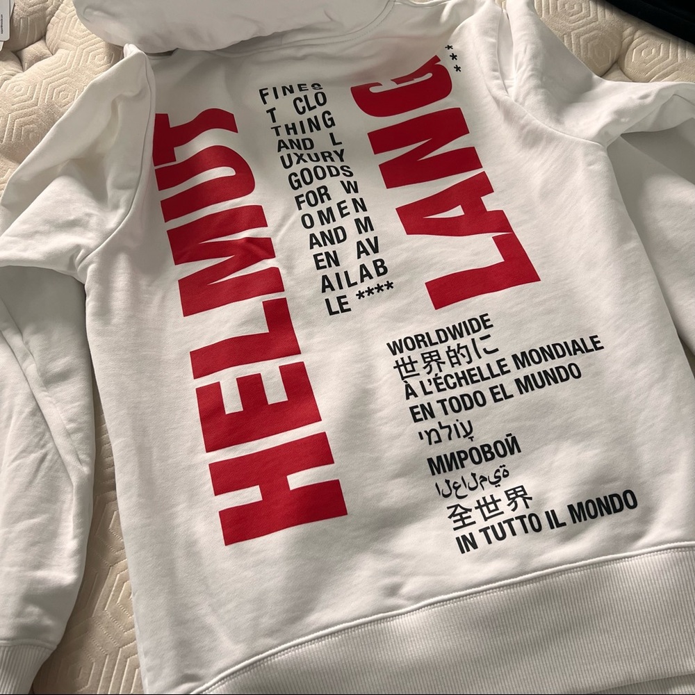 Helmut Lang Hooded sweatshirt S size
